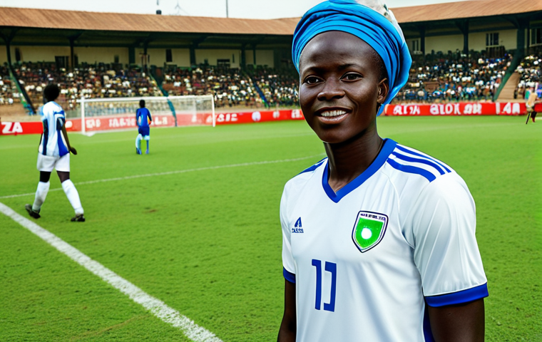**

"A portrait of a fully clothed Uma Turay, a professional soccer player and symbol of hope for Sierra Leone, in modest national team attire, on a vibrant soccer field with cheering fans in the background, safe for work, appropriate content, perfect anatomy, natural proportions, professional photography, high quality, family-friendly."

**